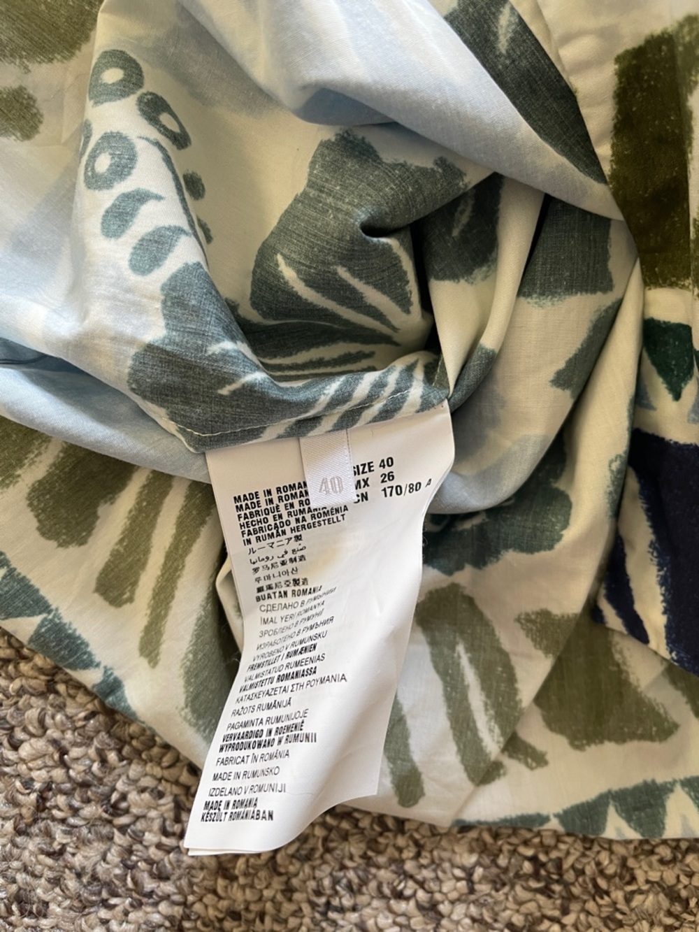 Prada Floral Oversized Aloha Sleeveless Cotton Buttondown Shirt Top 40 - Picture 4 of 4